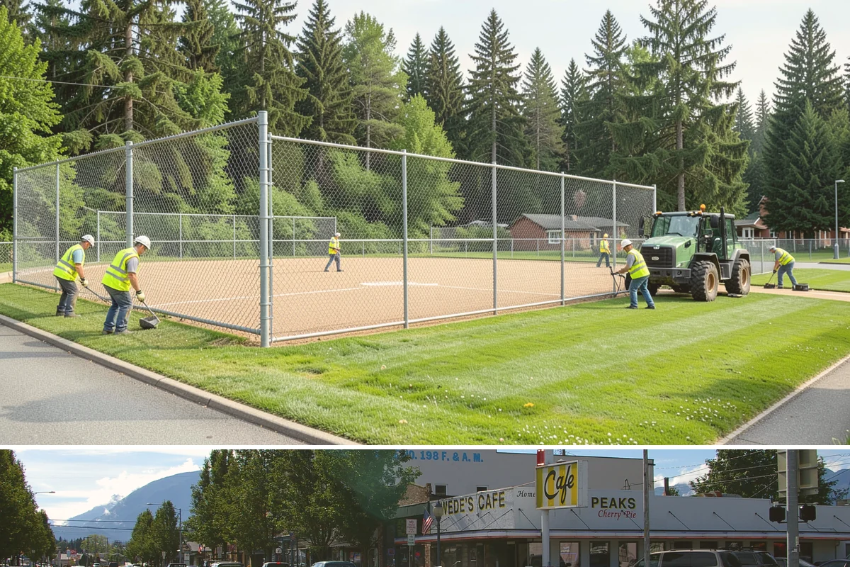 No Parking Sign Installation in North Bend, King County, WA - No-parking signage is installed year-round, with new-post foundation work favored during drier ground conditions.