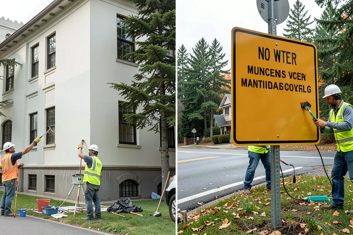 No Parking Sign Installation in Puyallup, Pierce County, WA - Confirm restriction text, hours, and extent against the ordinance