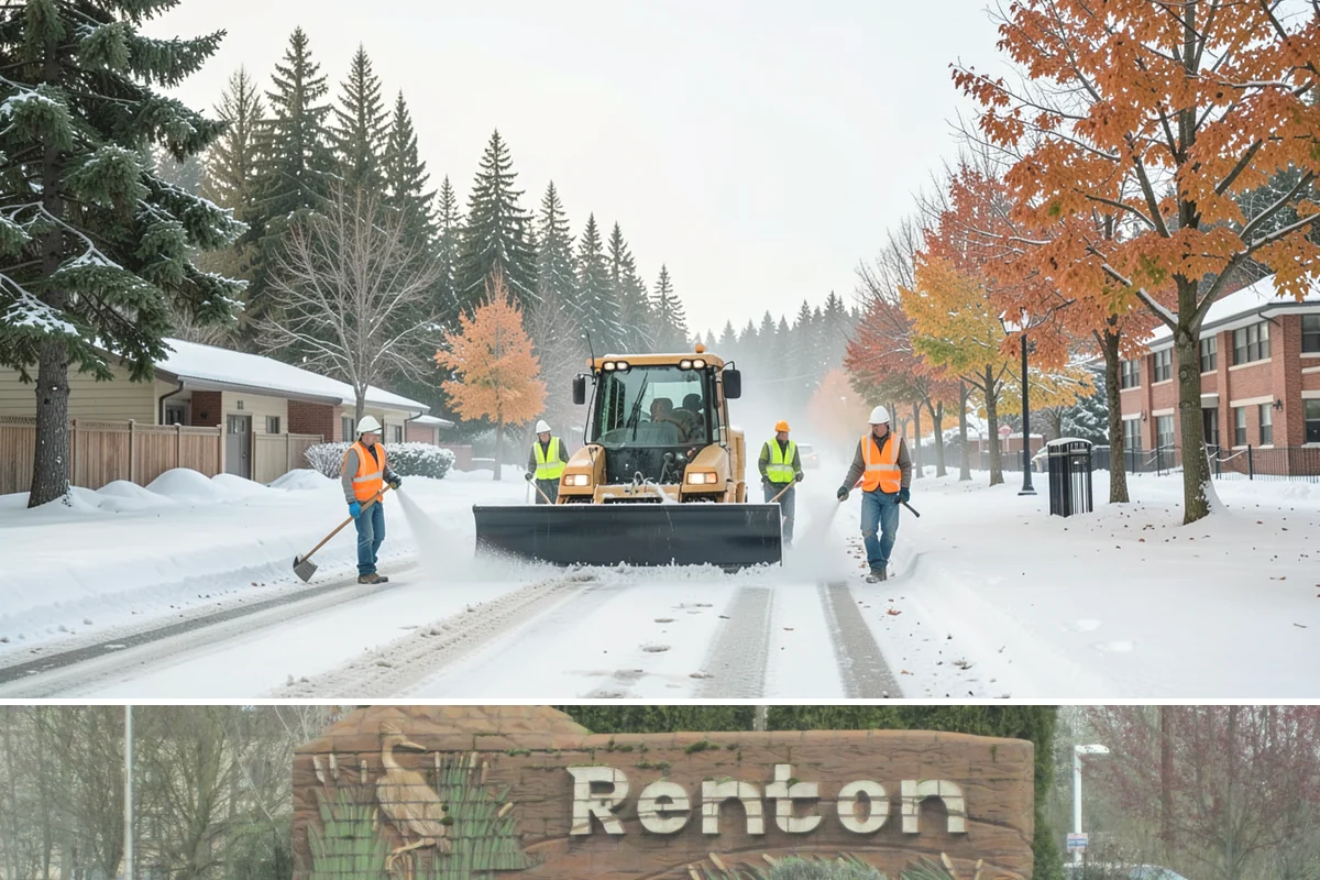 No Parking Sign Installation in Renton, King County, WA - No-parking signage is installed year-round, with new-post foundation work favored during drier ground conditions.