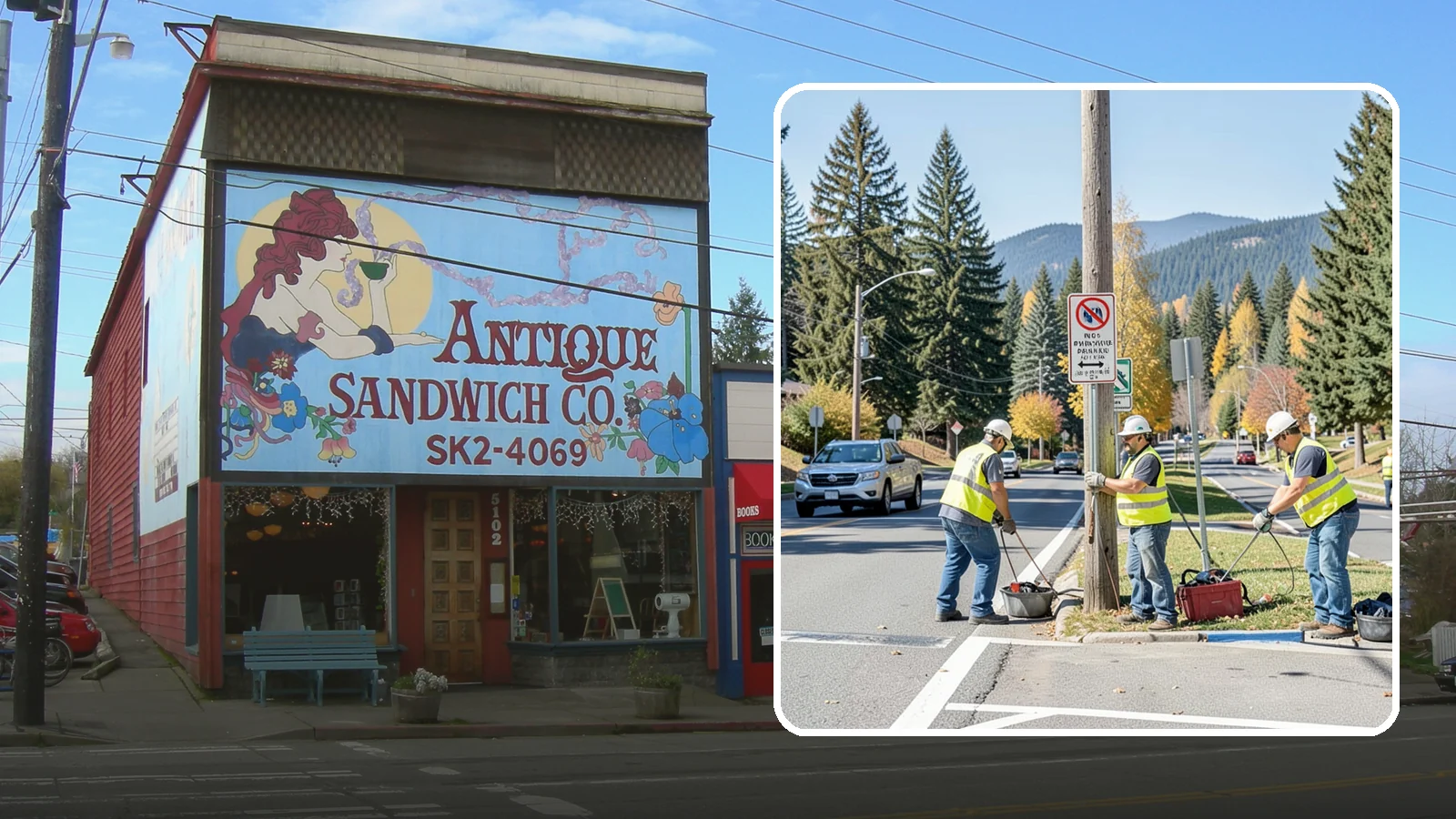 No Parking Sign Installation in Ruston, Pierce County, WA - Installation of regulatory no-parking and restricted-parking signs to support enforcement and clear-zone access.