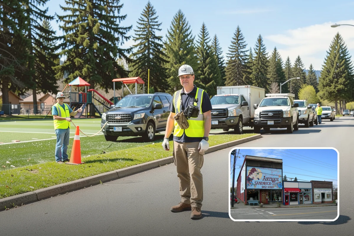 No Parking Sign Installation in Ruston, Pierce County, WA - Supports enforceable parking restrictions with correct signage