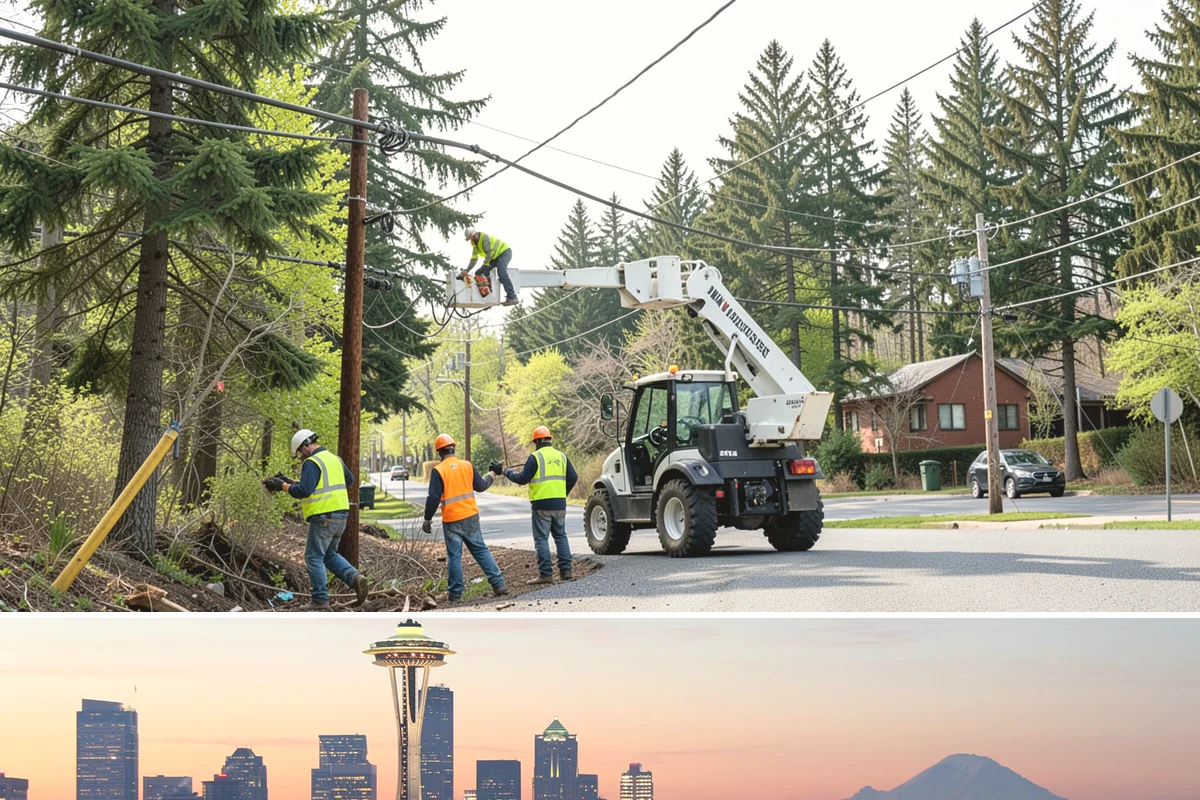 No Parking Sign Installation in Seattle, King County, WA - No-parking signage is installed year-round, with new-post foundation work favored during drier ground conditions.