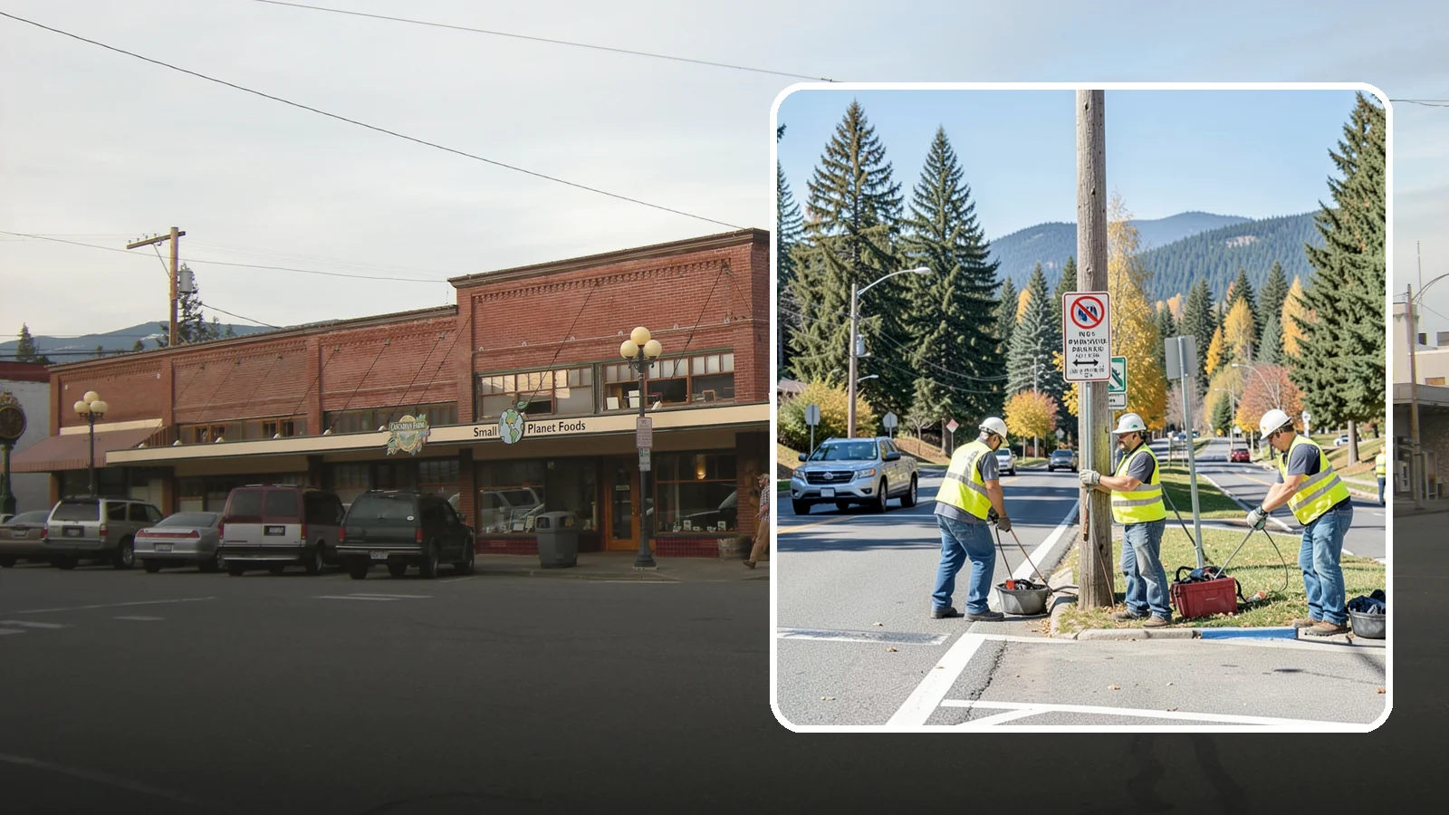 No Parking Sign Installation in Sedro-Woolley, Skagit County, WA - Installation of regulatory no-parking and restricted-parking signs to support enforcement and clear-zone access.