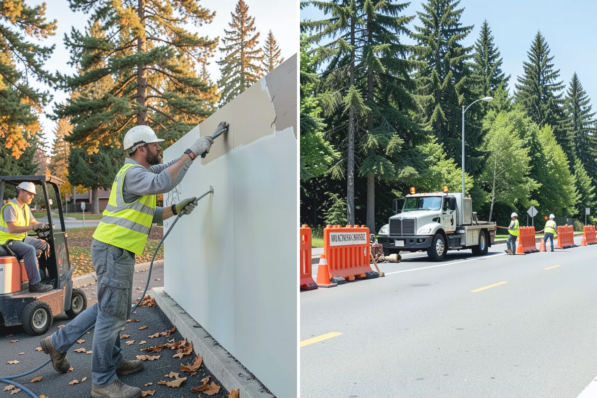 No Parking Sign Installation in South Prairie, Pierce County, WA - Confirm restriction text, hours, and extent against the ordinance