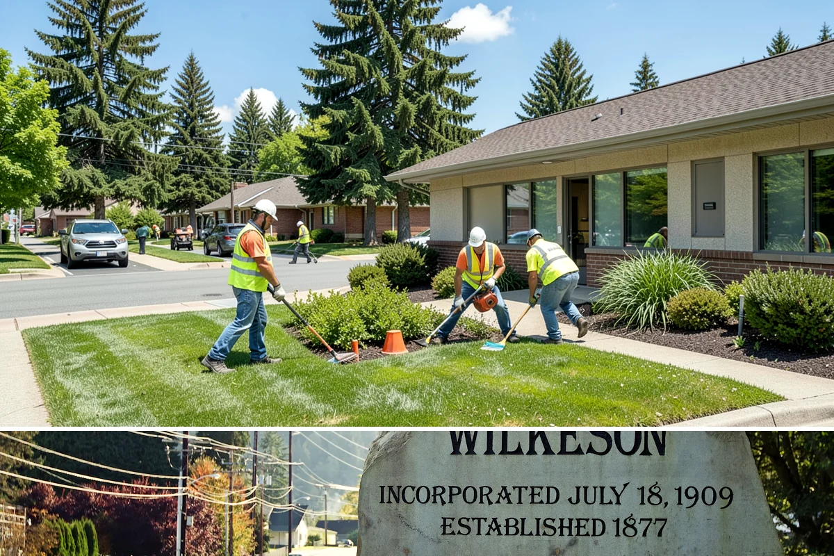 No Parking Sign Installation in Wilkeson, Pierce County, WA - No-parking signage is installed year-round, with new-post foundation work favored during drier ground conditions.