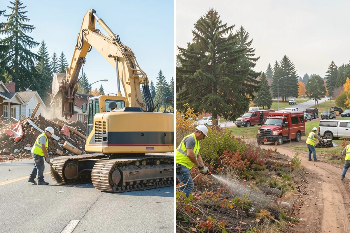 Noxious Weed Treatment in Covington, King County, WA - Inventory and GPS-map listed infestations with severity ratings