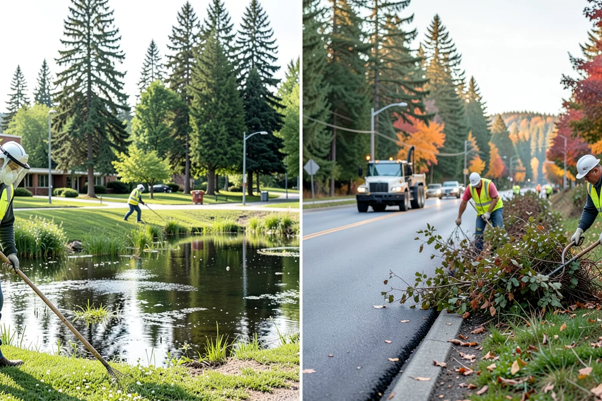 Noxious Weed Treatment in Normandy Park, King County, WA - Inventory and GPS-map listed infestations with severity ratings