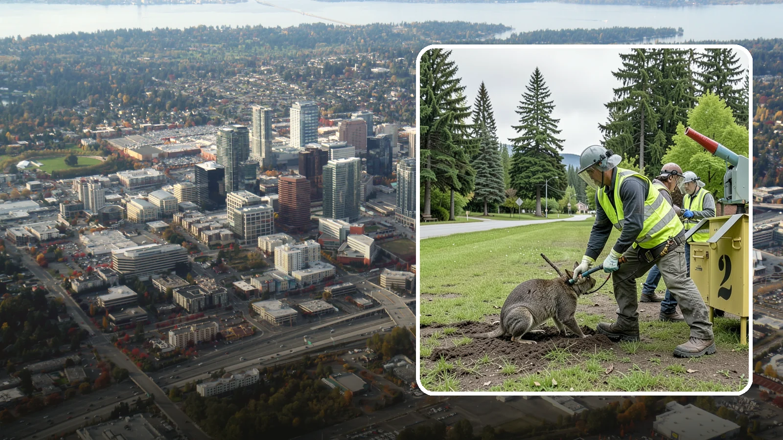 Nuisance Wildlife Management in Bellevue, King County, WA - Humane nuisance wildlife management that resolves conflicts with animals at public sites.
