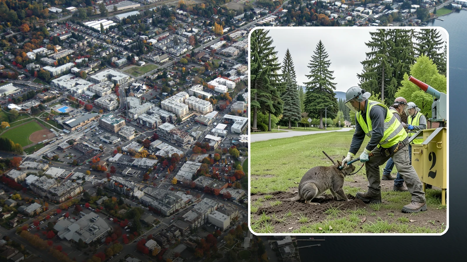 Nuisance Wildlife Management in Kirkland, King County, WA - Humane nuisance wildlife management that resolves conflicts with animals at public sites.