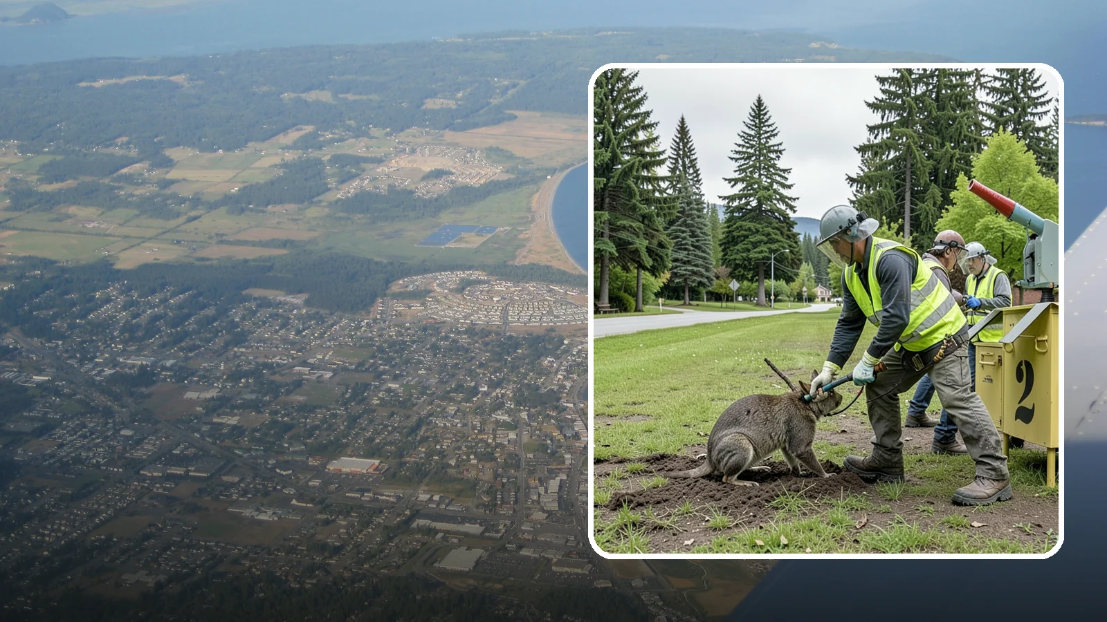 Nuisance Wildlife Management in Oak Harbor, Island County, WA - Humane nuisance wildlife management that resolves conflicts with animals at public sites.