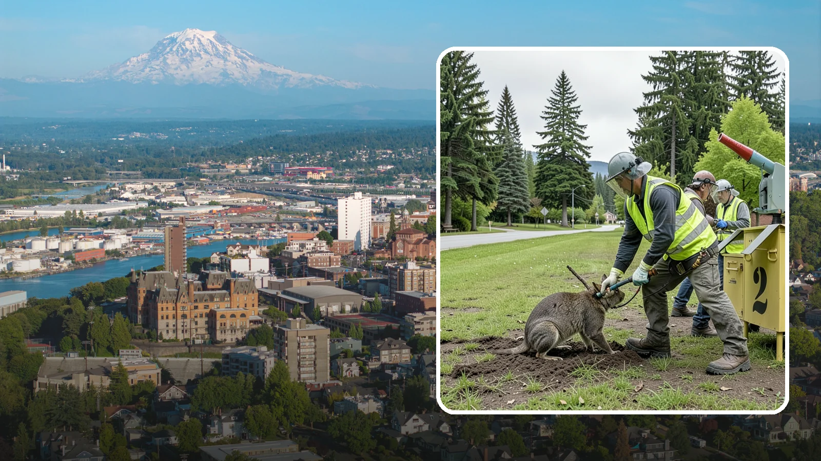 Nuisance Wildlife Management in Tacoma, Pierce County, WA - Humane nuisance wildlife management that resolves conflicts with animals at public sites.