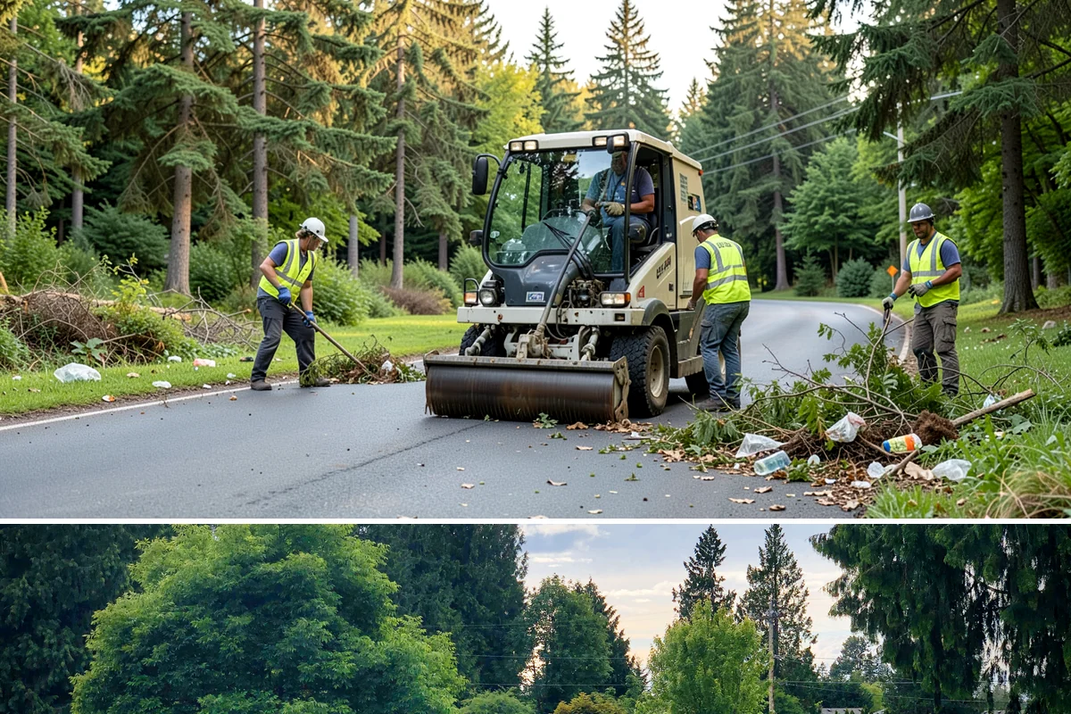On-Call Maintenance Services in Bonney Lake, Pierce County, WA - Task orders flow throughout the year, with volume rising during spring growth and fall storm cleanup.