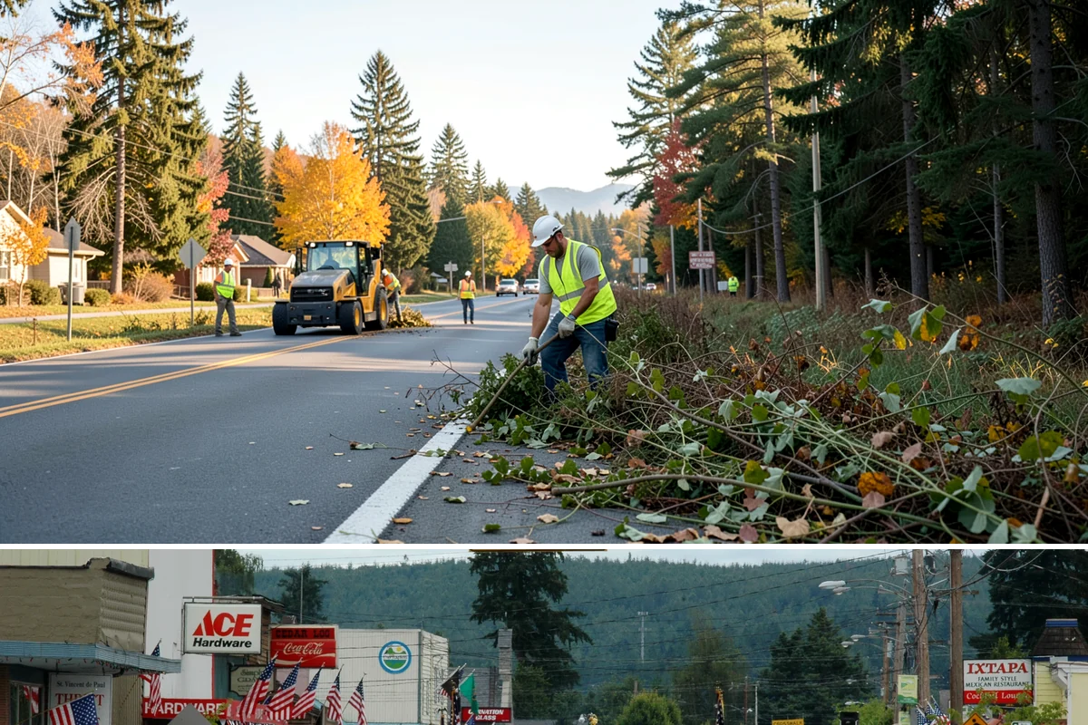 On-Call Maintenance Services in Carnation, King County, WA - Task orders flow throughout the year, with volume rising during spring growth and fall storm cleanup.