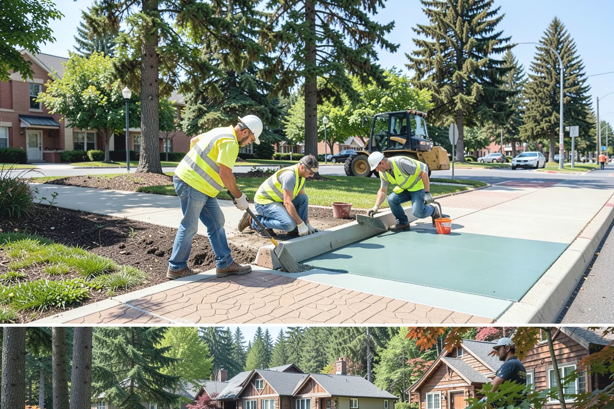 On-Call Maintenance Services in Edgewood, Pierce County, WA - Task orders flow throughout the year, with volume rising during spring growth and fall storm cleanup.