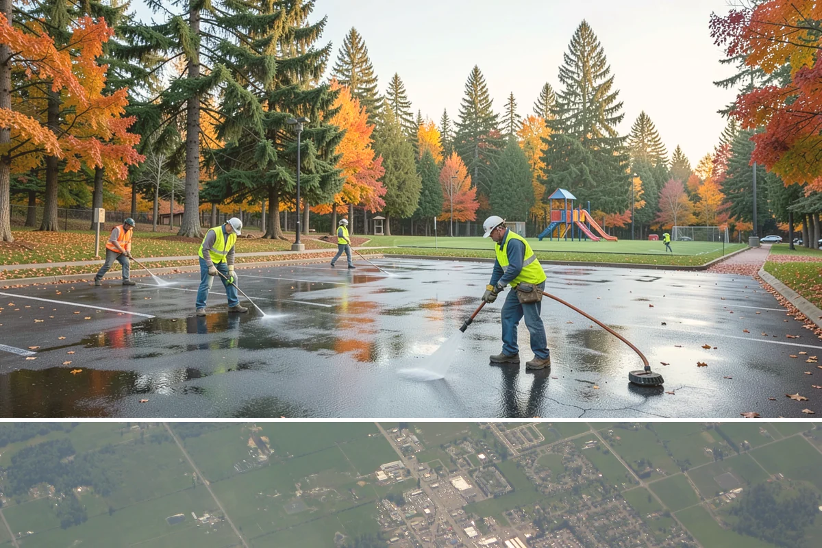 On-Call Maintenance Services in Enumclaw, King County, WA - Task orders flow throughout the year, with volume rising during spring growth and fall storm cleanup.