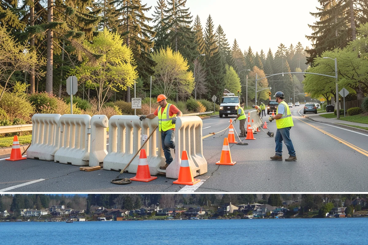 On-Call Maintenance Services in Lake Stevens, Snohomish County, WA - Task orders flow throughout the year, with volume rising during spring growth and fall storm cleanup.