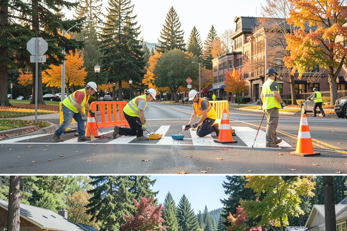On-Call Maintenance Services in Orting, Pierce County, WA - Task orders flow throughout the year, with volume rising during spring growth and fall storm cleanup.