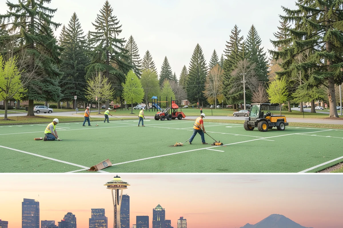 On-Call Maintenance Services in Seattle, King County, WA - Task orders flow throughout the year, with volume rising during spring growth and fall storm cleanup.