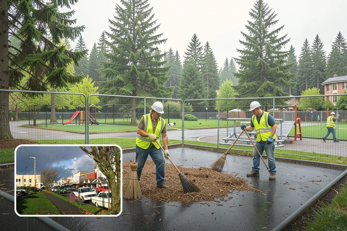 Open Space Mowing in Arlington, Snohomish County, WA - Reduces fire fuel loads across open parcels