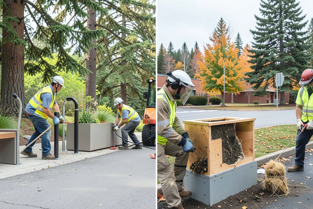 Open Space Mowing in Auburn, King County, WA - Map mowing zones and sensitive areas with staff