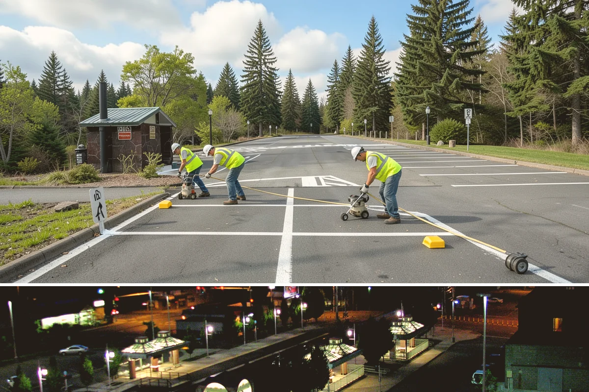 Open Space Mowing in Auburn, King County, WA - Open-space mowing is timed to management-plan windows, with fuel-reduction cuts concentrated before the dry summer fire season.