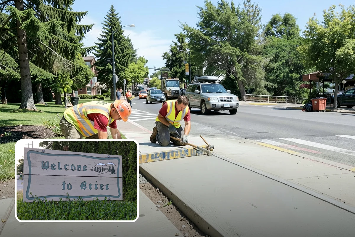 Open Space Mowing in Brier, Snohomish County, WA - Reduces fire fuel loads across open parcels