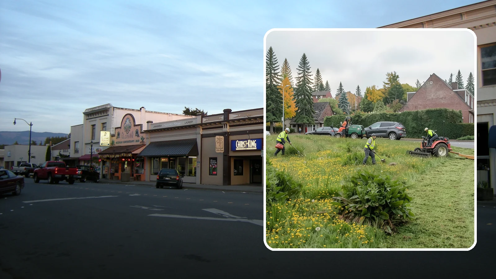 Open Space Mowing in Burlington, Skagit County, WA - Scheduled mowing of meadows, fields, and open-space parcels for access, safety, and fire fuel reduction.