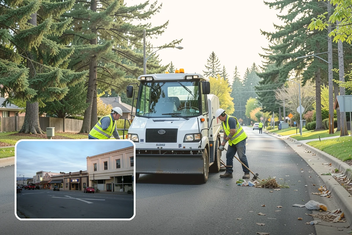 Open Space Mowing in Burlington, Skagit County, WA - Reduces fire fuel loads across open parcels