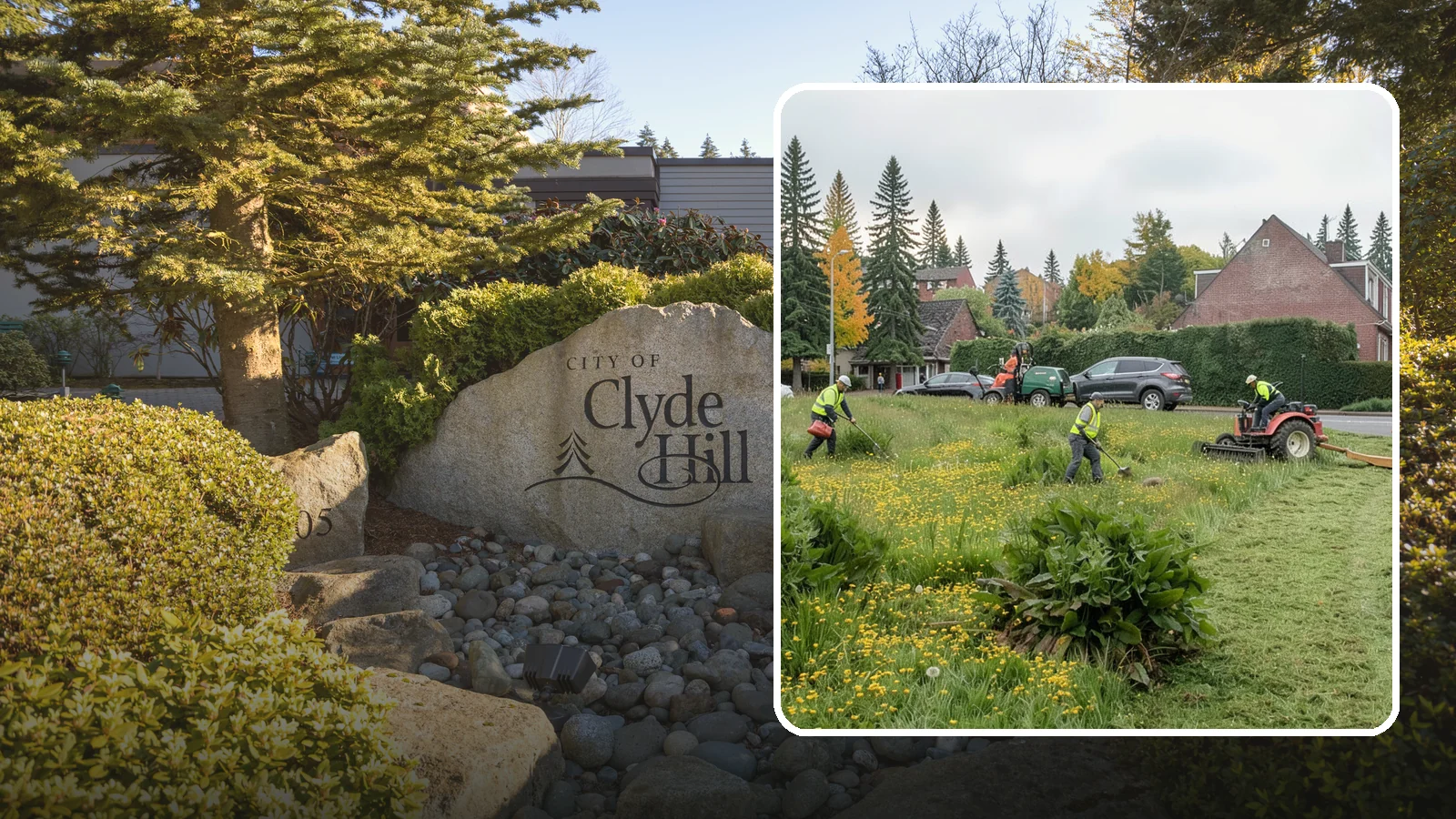Open Space Mowing in Clyde Hill, King County, WA - Scheduled mowing of meadows, fields, and open-space parcels for access, safety, and fire fuel reduction.