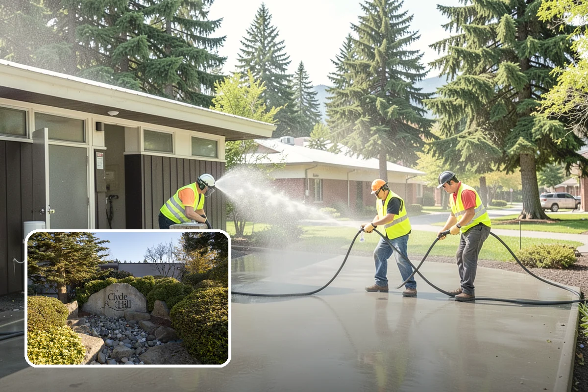 Open Space Mowing in Clyde Hill, King County, WA - Reduces fire fuel loads across open parcels