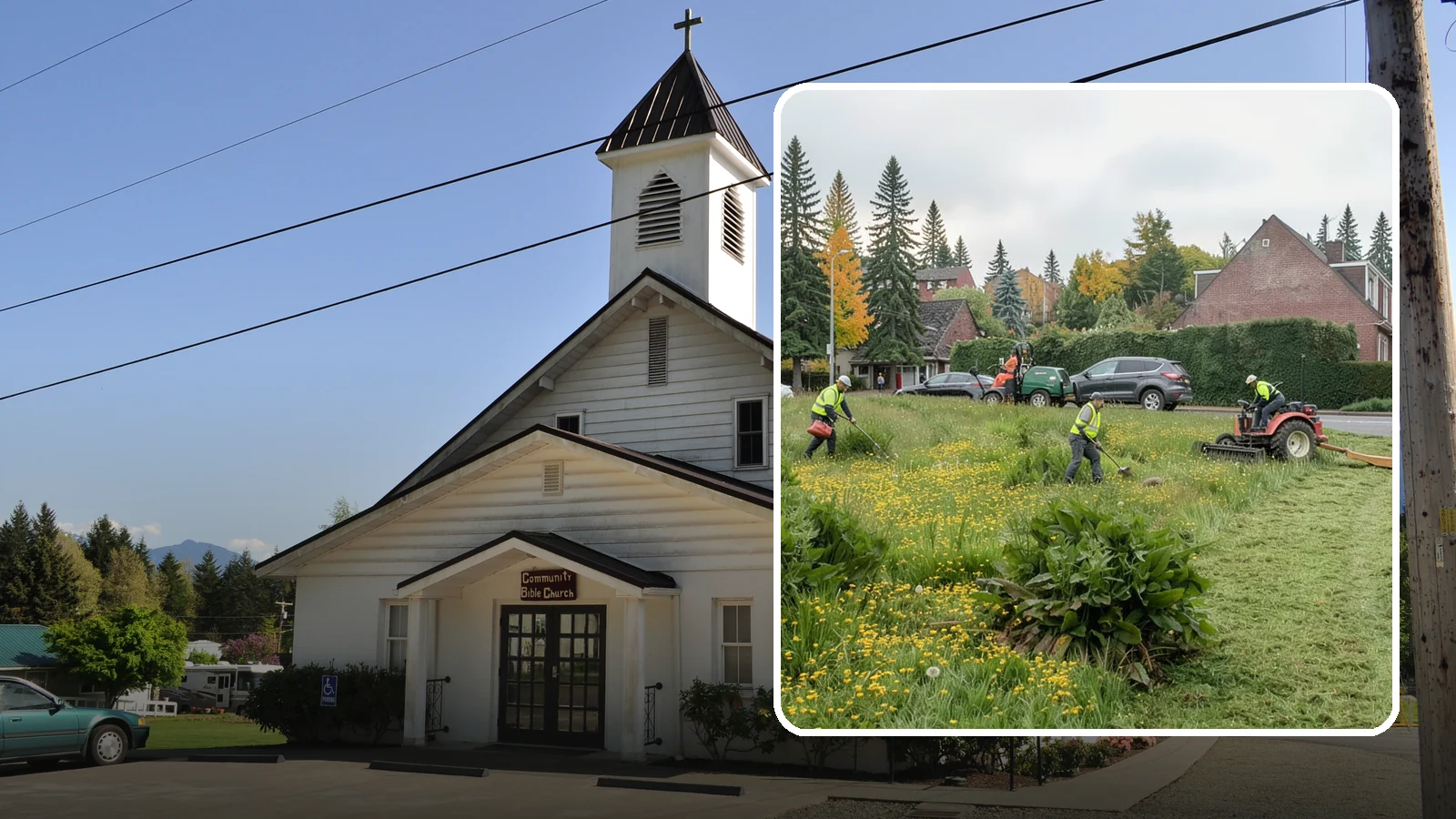 Open Space Mowing in Concrete, Skagit County, WA - Scheduled mowing of meadows, fields, and open-space parcels for access, safety, and fire fuel reduction.