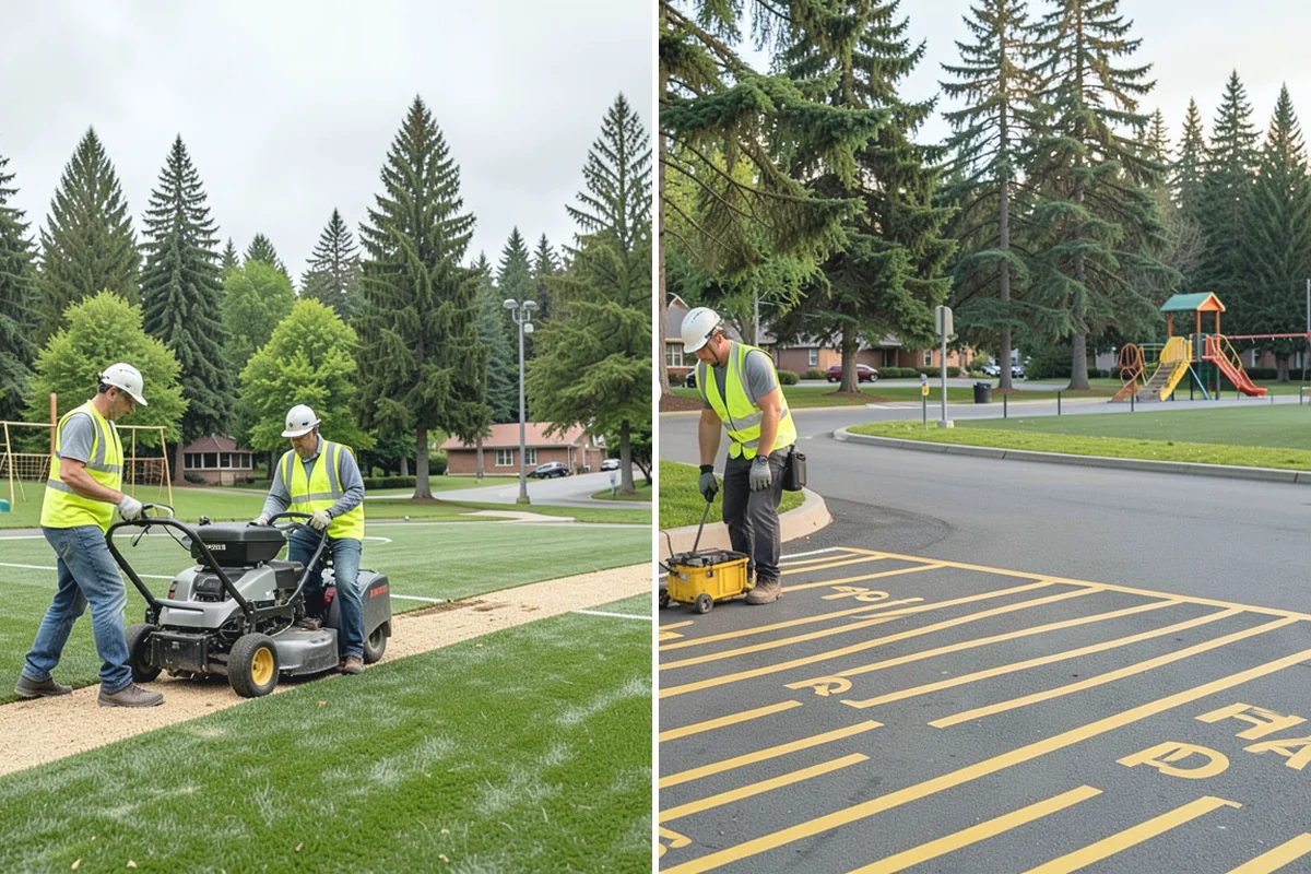 Open Space Mowing in Coupeville, Island County, WA - Map mowing zones and sensitive areas with staff