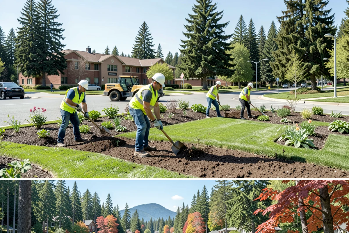 Open Space Mowing in Covington, King County, WA - Open-space mowing is timed to management-plan windows, with fuel-reduction cuts concentrated before the dry summer fire season.