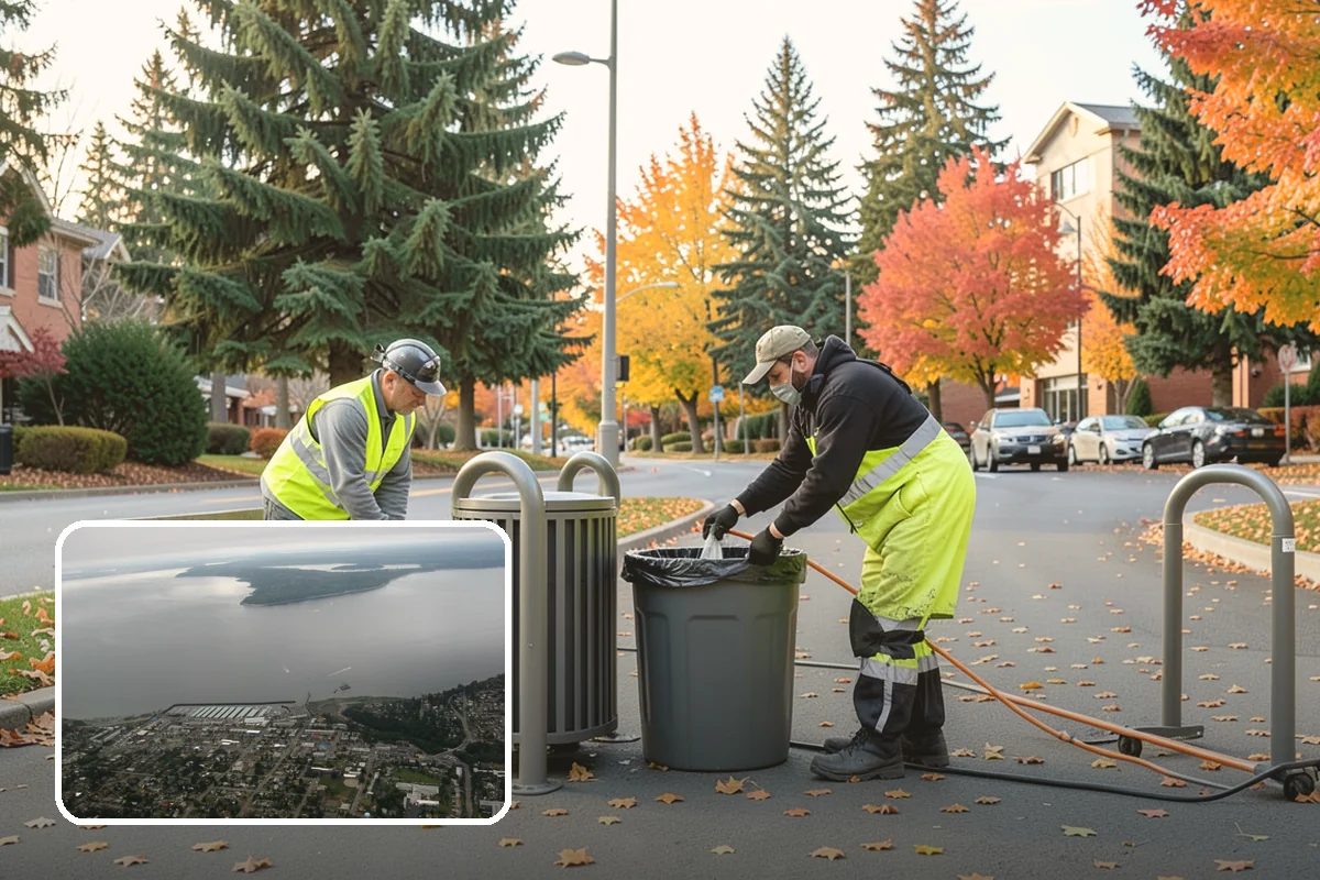 Open Space Mowing in Des Moines, King County, WA - Reduces fire fuel loads across open parcels