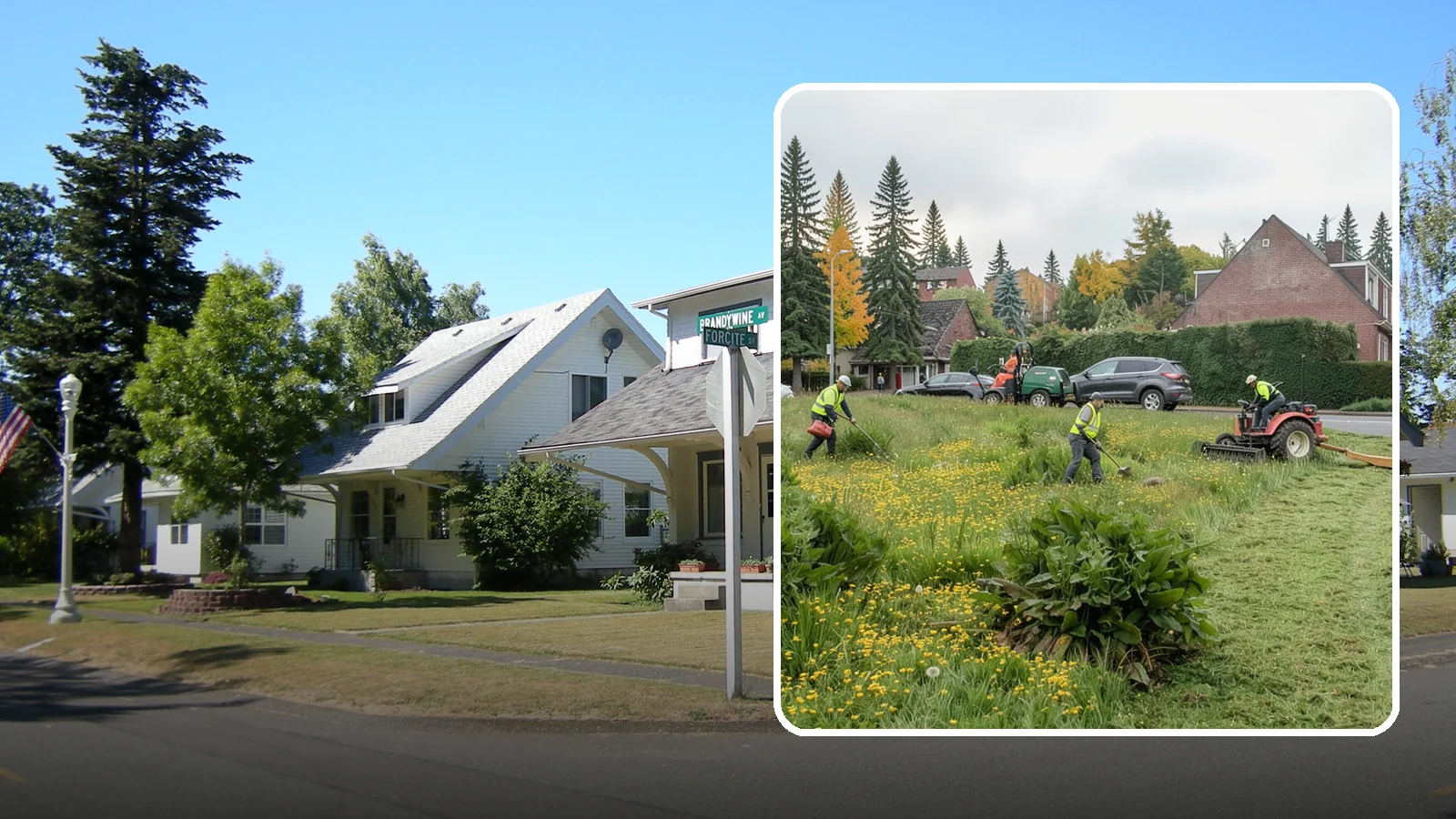 Open Space Mowing in DuPont, Pierce County, WA - Scheduled mowing of meadows, fields, and open-space parcels for access, safety, and fire fuel reduction.