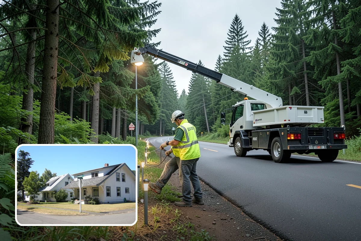 Open Space Mowing in DuPont, Pierce County, WA - Reduces fire fuel loads across open parcels
