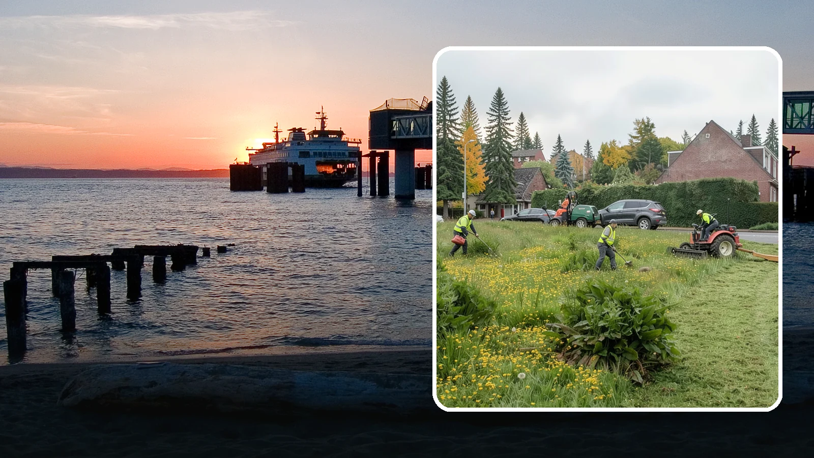 Open Space Mowing in Edmonds, Snohomish County, WA - Scheduled mowing of meadows, fields, and open-space parcels for access, safety, and fire fuel reduction.
