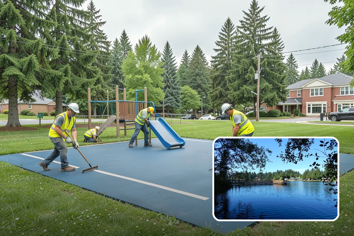 Open Space Mowing in Federal Way, King County, WA - Reduces fire fuel loads across open parcels