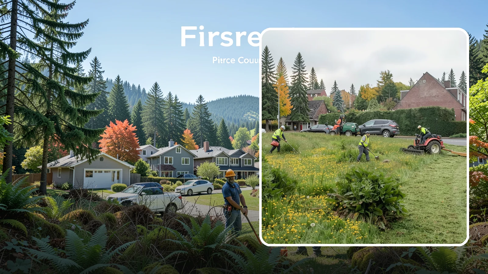 Open Space Mowing in Fircrest, Pierce County, WA - Scheduled mowing of meadows, fields, and open-space parcels for access, safety, and fire fuel reduction.
