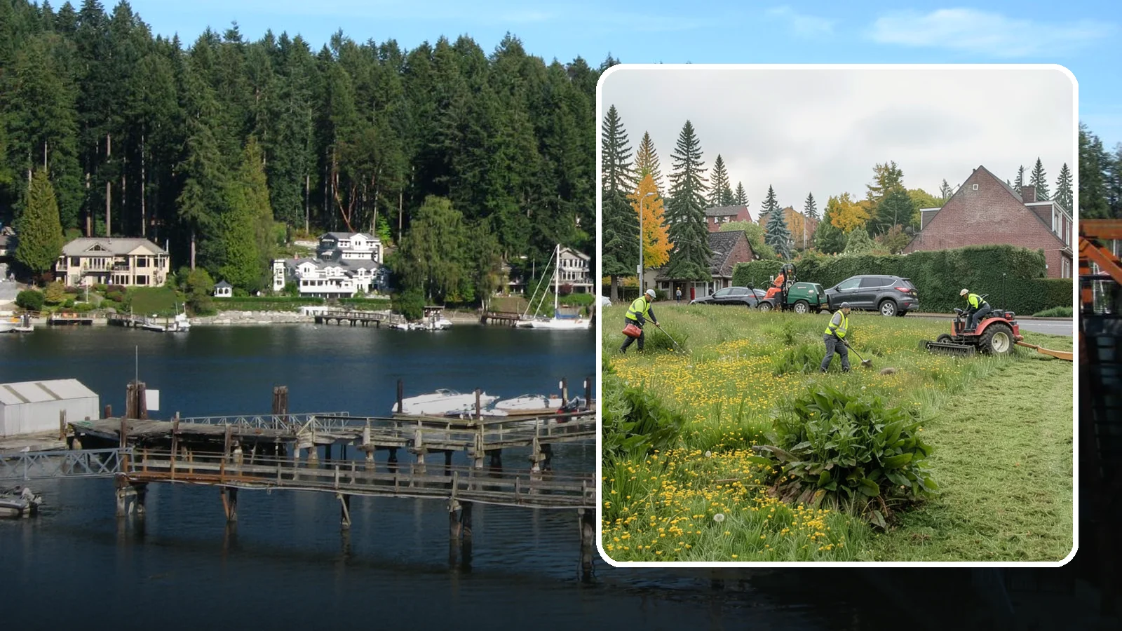 Open Space Mowing in Gig Harbor, Pierce County, WA - Scheduled mowing of meadows, fields, and open-space parcels for access, safety, and fire fuel reduction.