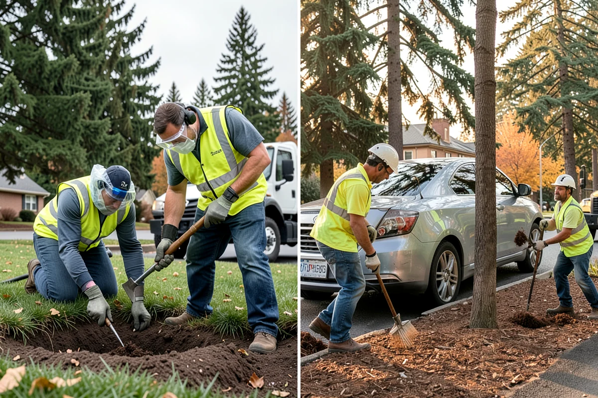 Open Space Mowing in Gig Harbor, Pierce County, WA - Map mowing zones and sensitive areas with staff