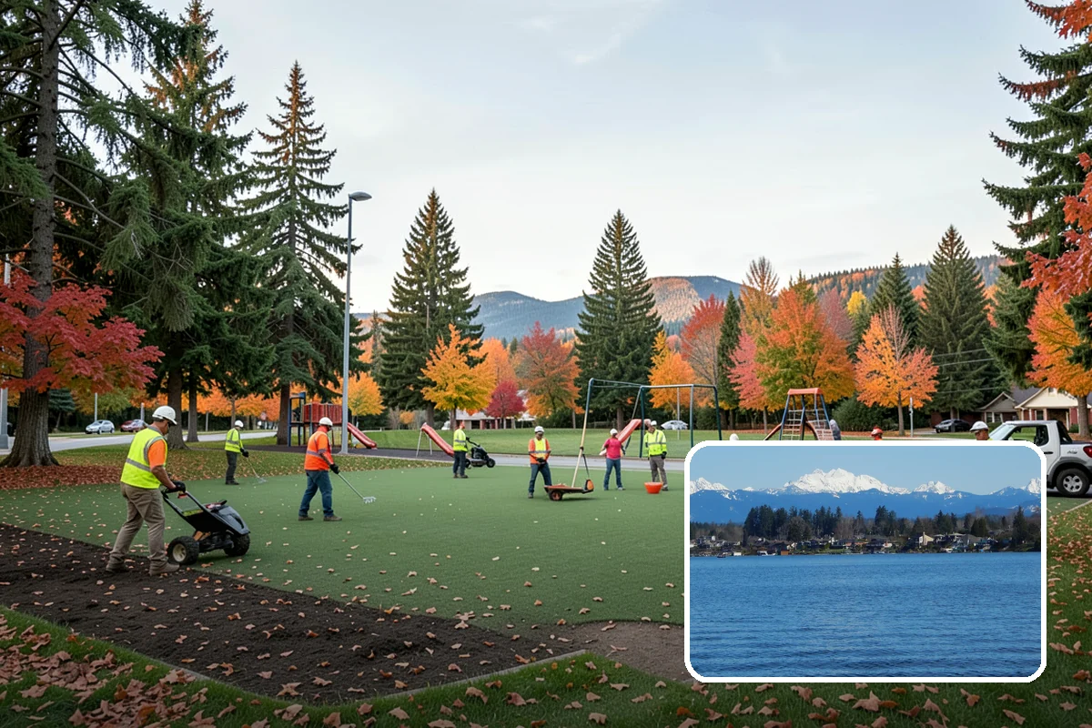 Open Space Mowing in Lake Stevens, Snohomish County, WA - Reduces fire fuel loads across open parcels