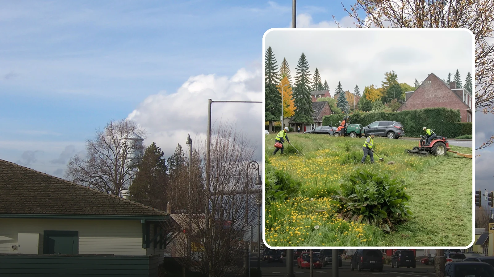Open Space Mowing in Marysville, Snohomish County, WA - Scheduled mowing of meadows, fields, and open-space parcels for access, safety, and fire fuel reduction.