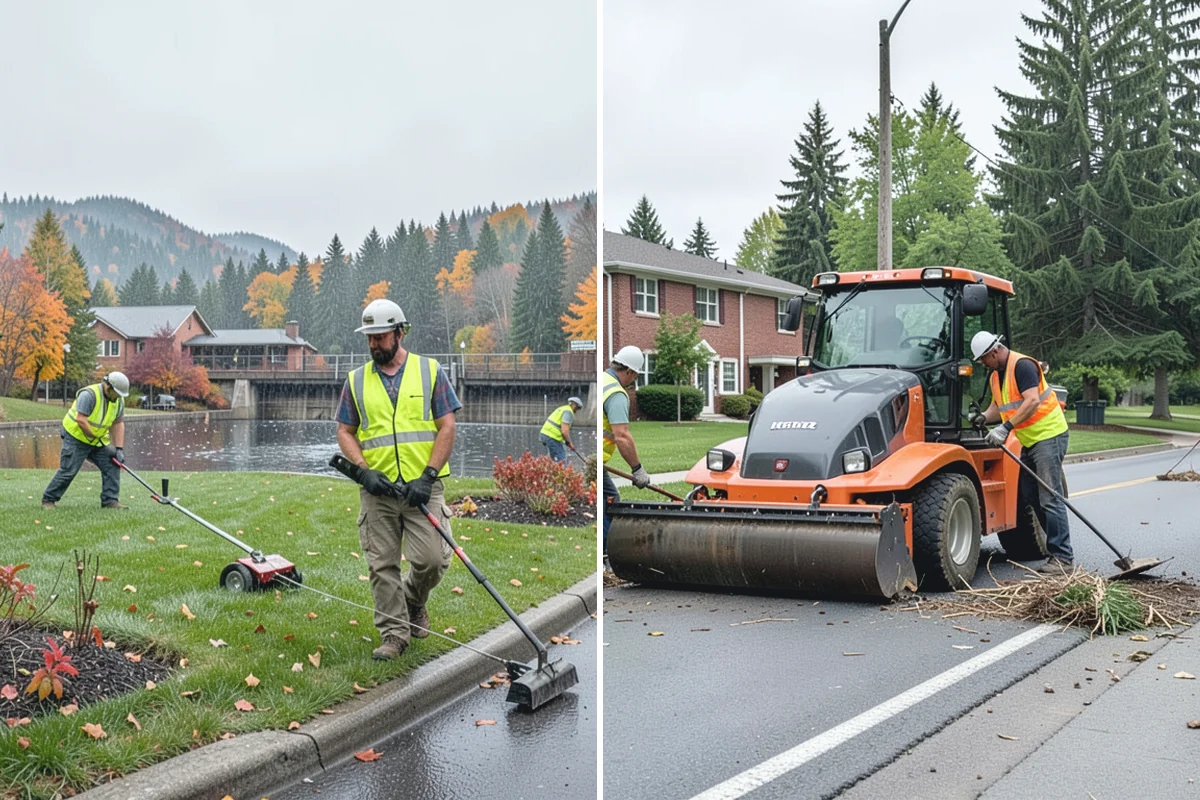 Open Space Mowing in Medina, King County, WA - Map mowing zones and sensitive areas with staff