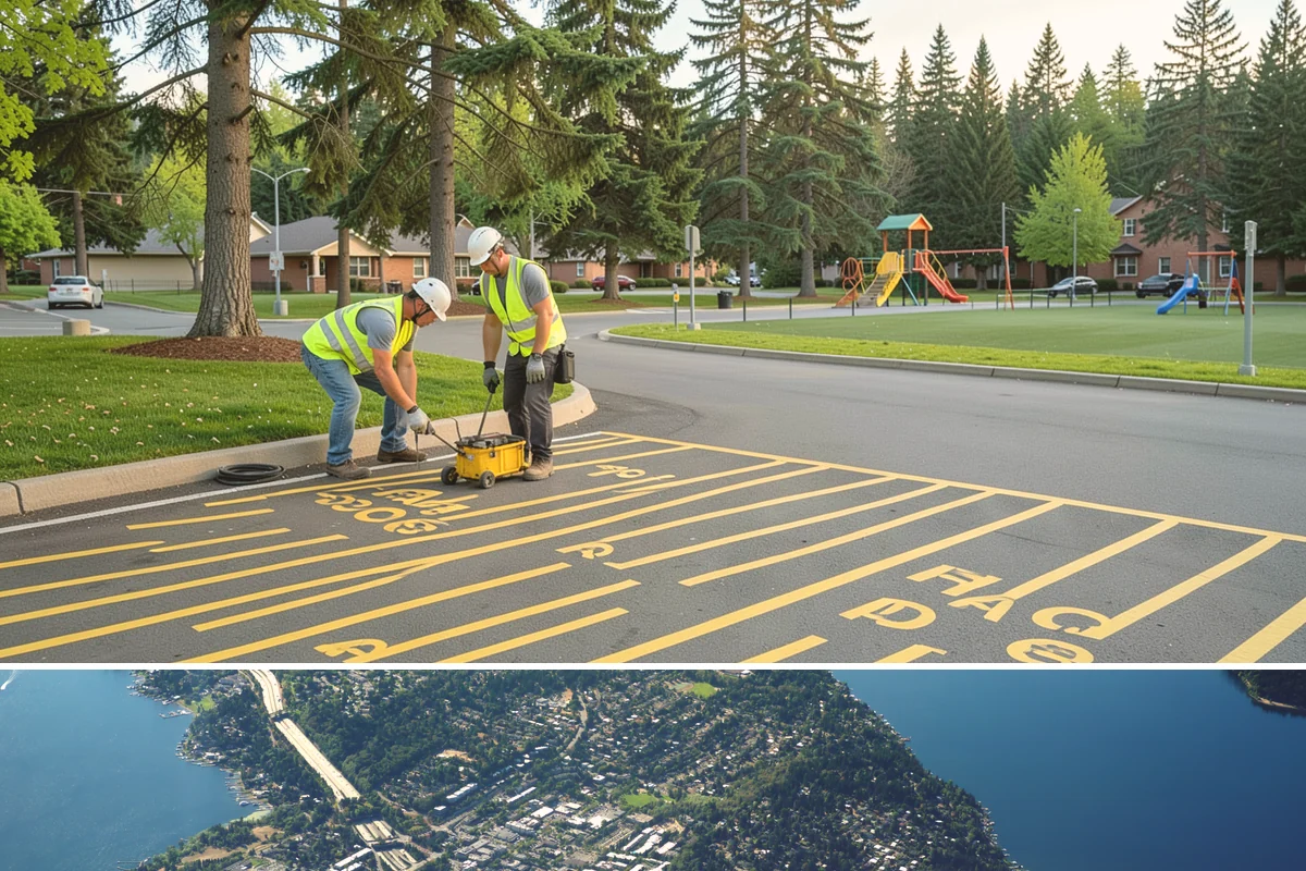 Open Space Mowing in Mercer Island, King County, WA - Open-space mowing is timed to management-plan windows, with fuel-reduction cuts concentrated before the dry summer fire season.