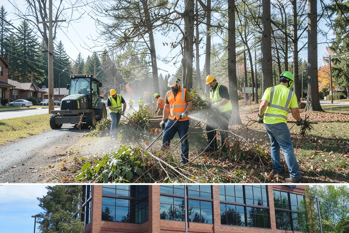 Open Space Mowing in Mountlake Terrace, Snohomish County, WA - Open-space mowing is timed to management-plan windows, with fuel-reduction cuts concentrated before the dry summer fire season.