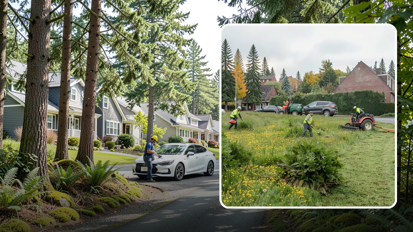 Open Space Mowing in Normandy Park, King County, WA - Scheduled mowing of meadows, fields, and open-space parcels for access, safety, and fire fuel reduction.
