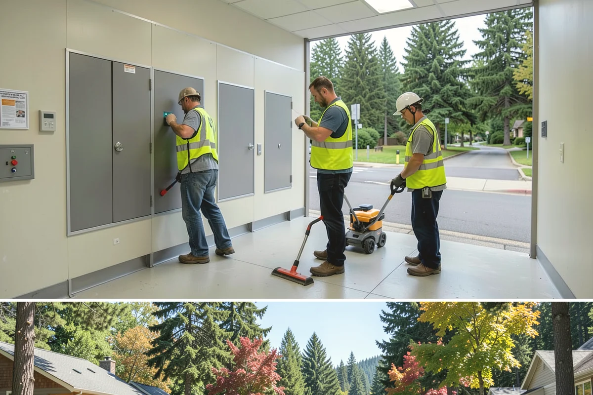 Open Space Mowing in Orting, Pierce County, WA - Open-space mowing is timed to management-plan windows, with fuel-reduction cuts concentrated before the dry summer fire season.