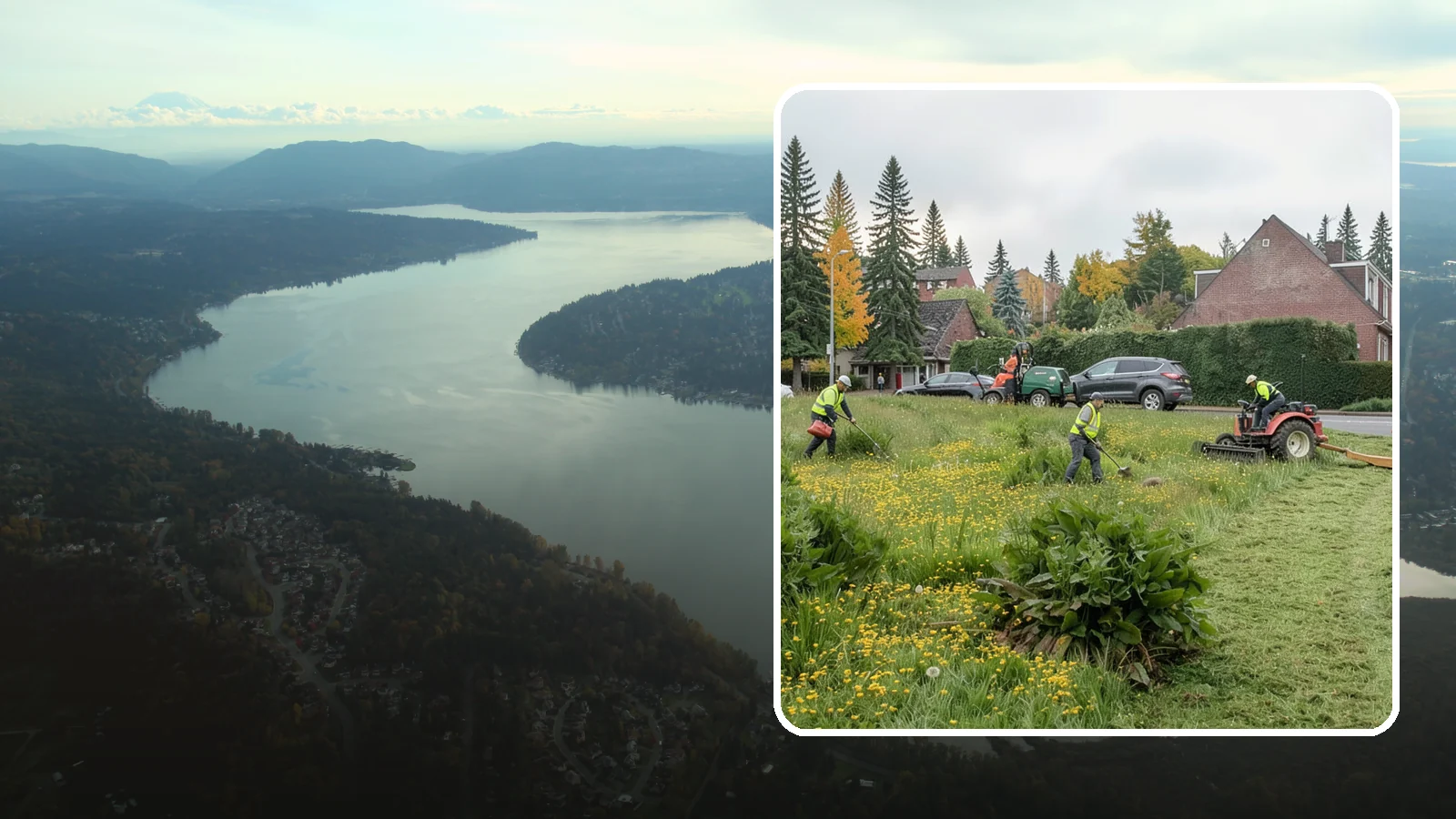 Open Space Mowing in Sammamish, King County, WA - Scheduled mowing of meadows, fields, and open-space parcels for access, safety, and fire fuel reduction.