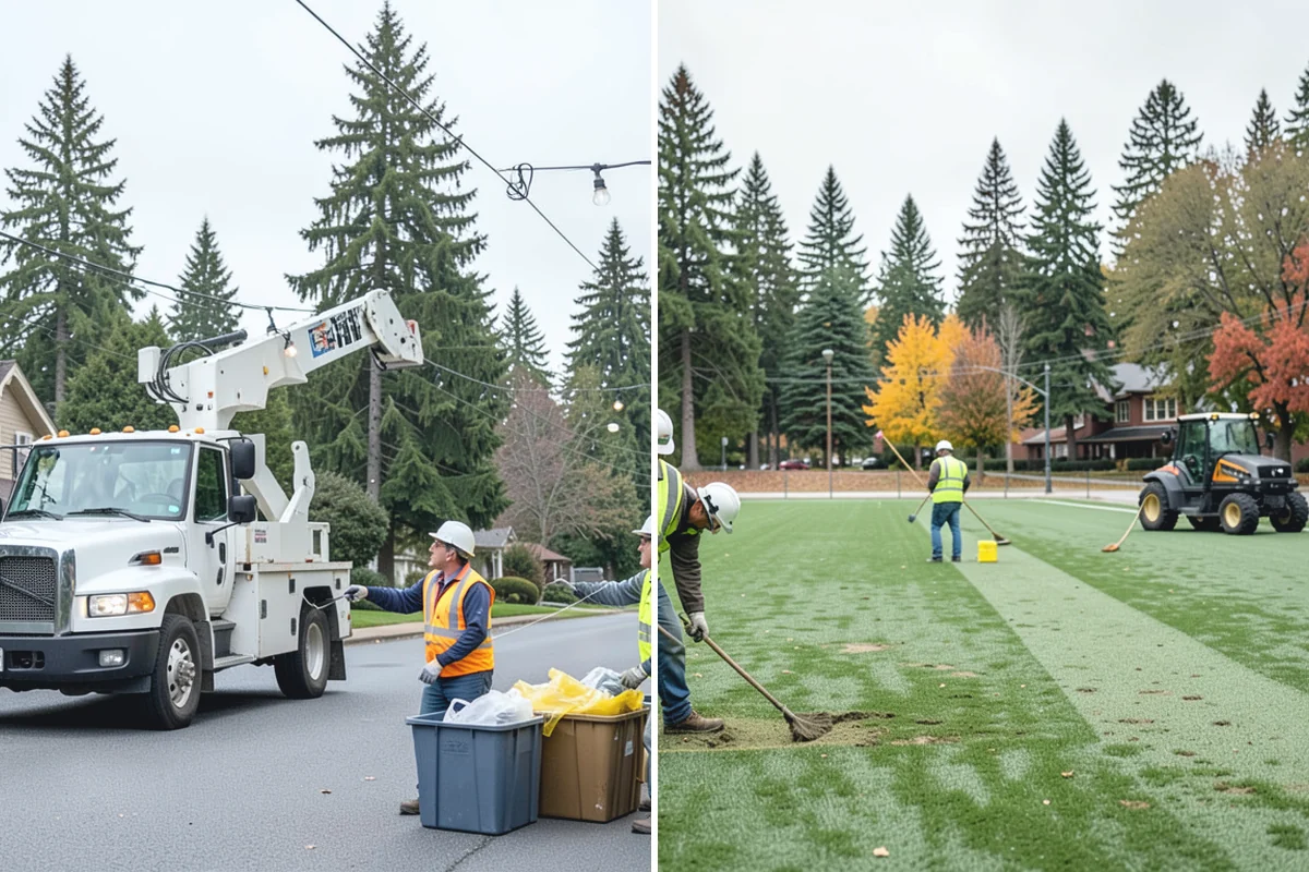 Open Space Mowing in Skykomish, King County, WA - Map mowing zones and sensitive areas with staff